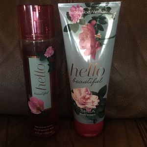B&BW Hello Beautiful Mist and Ultra Shea Cream